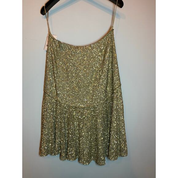 Ralph Lauren Collection Sequin Embellished Skirt Gold Runway Party Formal $5K 8 - Picture 15 of 15